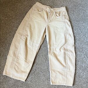 We The Free Good Luck Mid-Rise Barrel Jeans